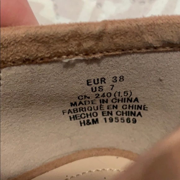 Dusty pink loafers from H&M size 38/ 7. - Picture 7 of 8